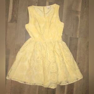 Lauren Conrad canary yellow dress